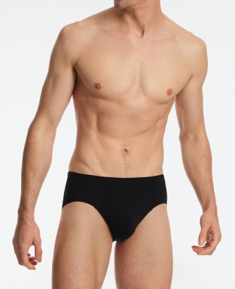 Men's mini briefs SCHIESSER Premium Cotton - black