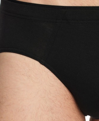 Men's mini briefs SCHIESSER Premium Cotton - black