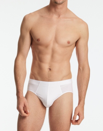 Men's mini briefs SCHIESSER Premium Cotton - white