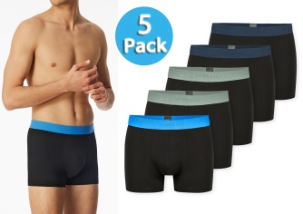 5-Pack Men's Boxer Briefs SCHIESSER 95/5 - black