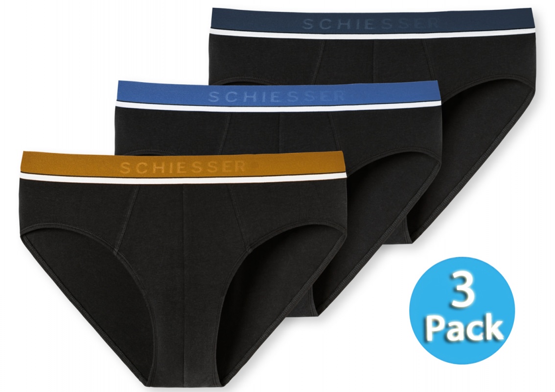 Schiesser Men's Underwear Shorts Organic Cotton 95/5 Originals