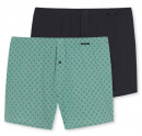 2er Pack Herren Boxershorts SCHIESSER Essentials anthrazit und grn