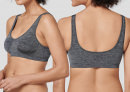 Bustier SCHIESSER Active Seamless Light - dunkelgrau