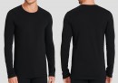 Herren Langarmshirt 1/1 SCHIESSER 95/5 - schwarz