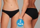 2er Pack Damen Minislip Schiesser 95/5 - schwarz