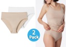 2er Pack Damen Slips SCHIESSER 95/5 - wei und beige